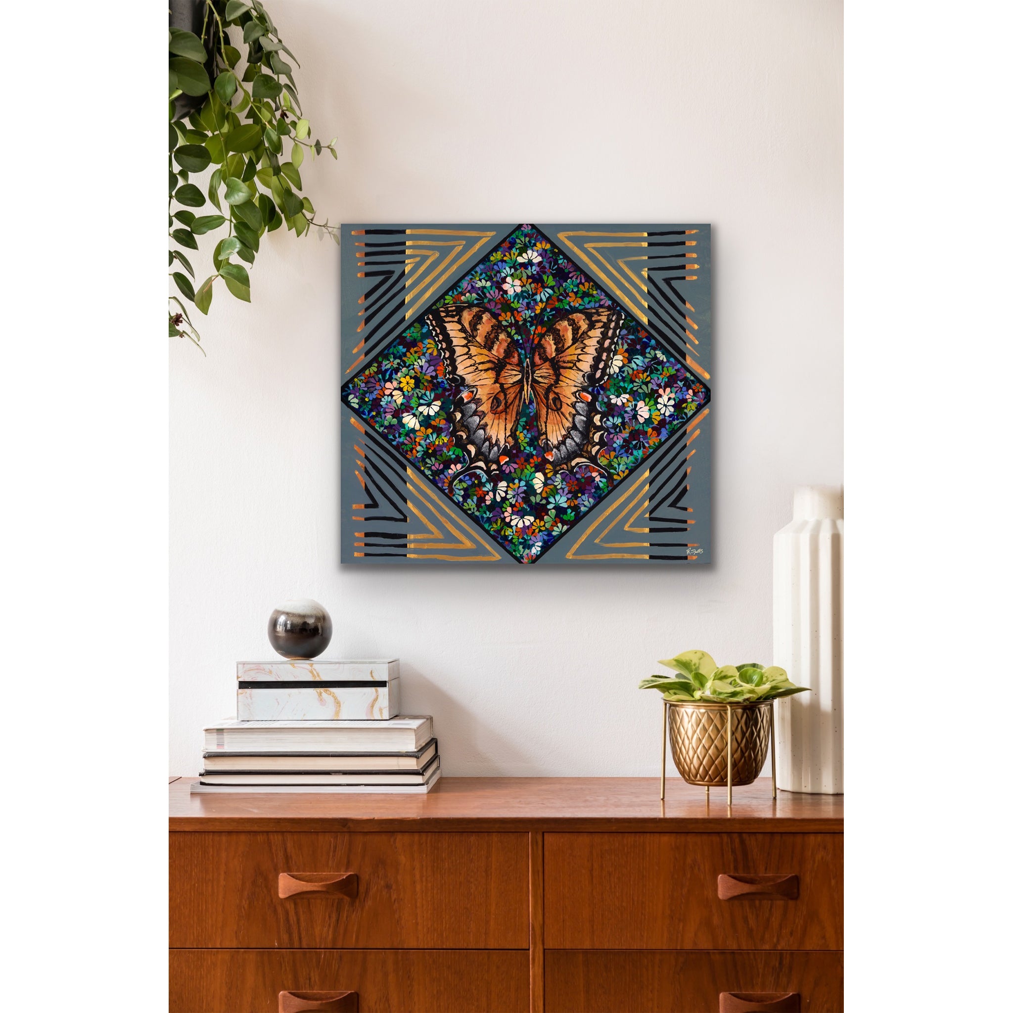 Spring Monarch (Print): The Art of Rachel Shultz - Wall View